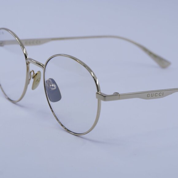 Gucci GG0337S 001 Sunglasses Gold Round Frame - Picture 8 of 10